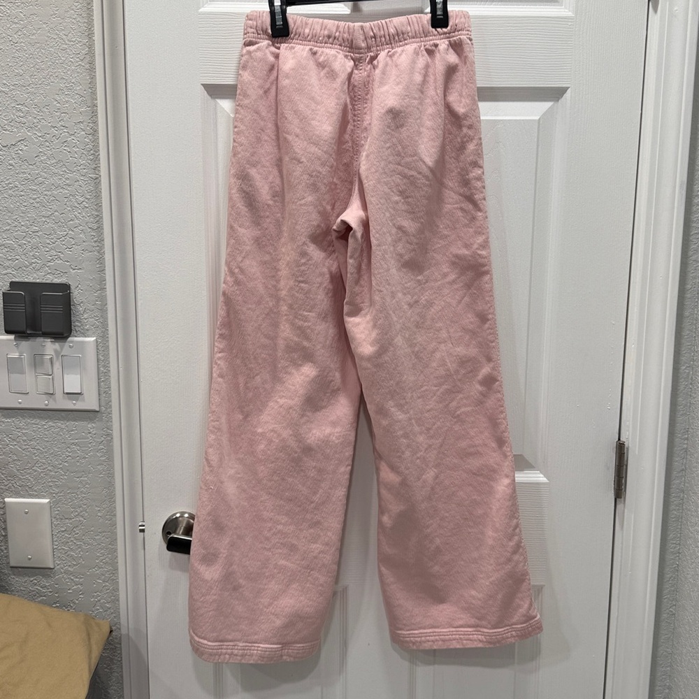 Aerie Me-Day Tie Waist Pink Wide Leg pants - Picture 4 of 4